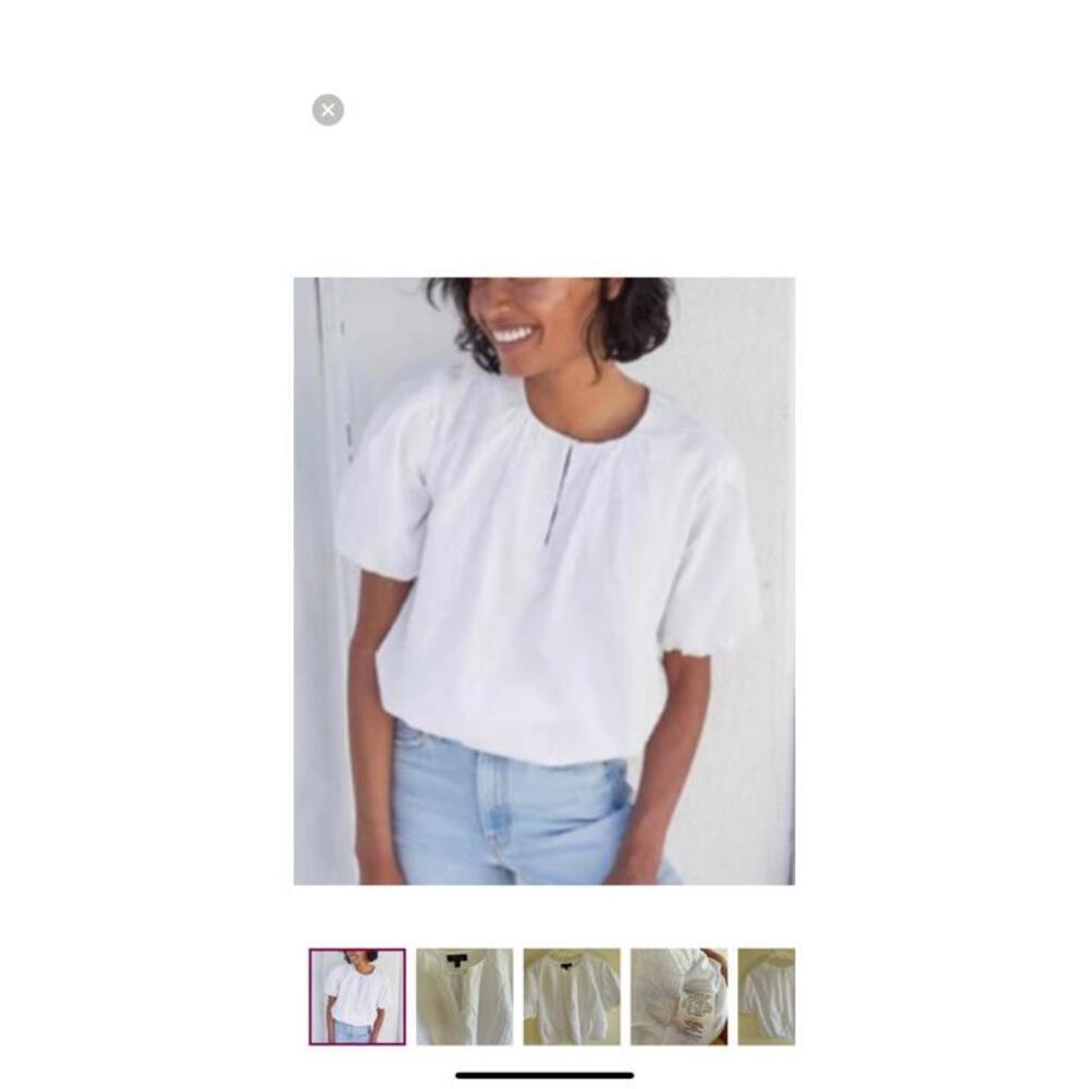 AYR The Puff Puff Sleeve Top sz S